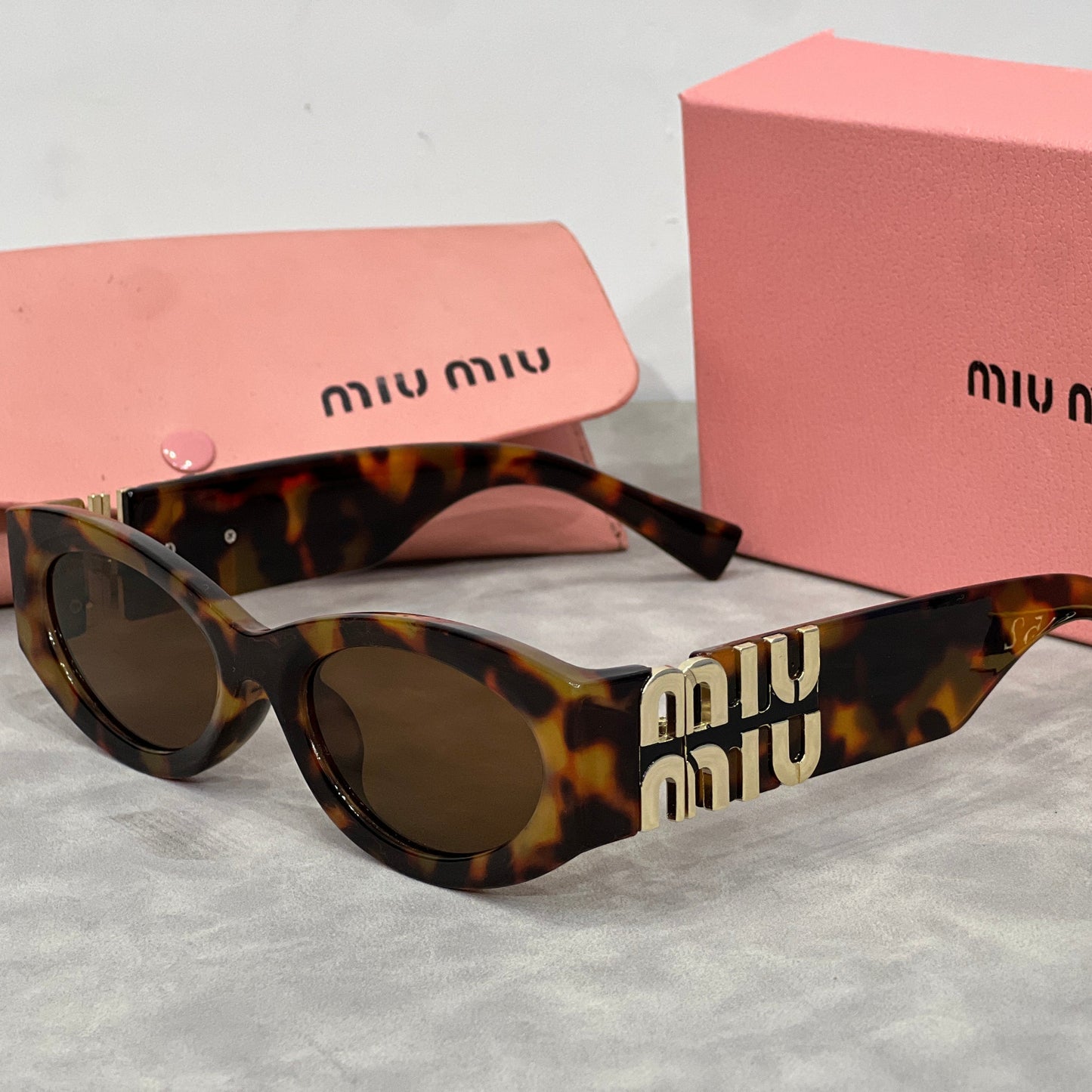 MM Cat Eye Sunglasses with Logo