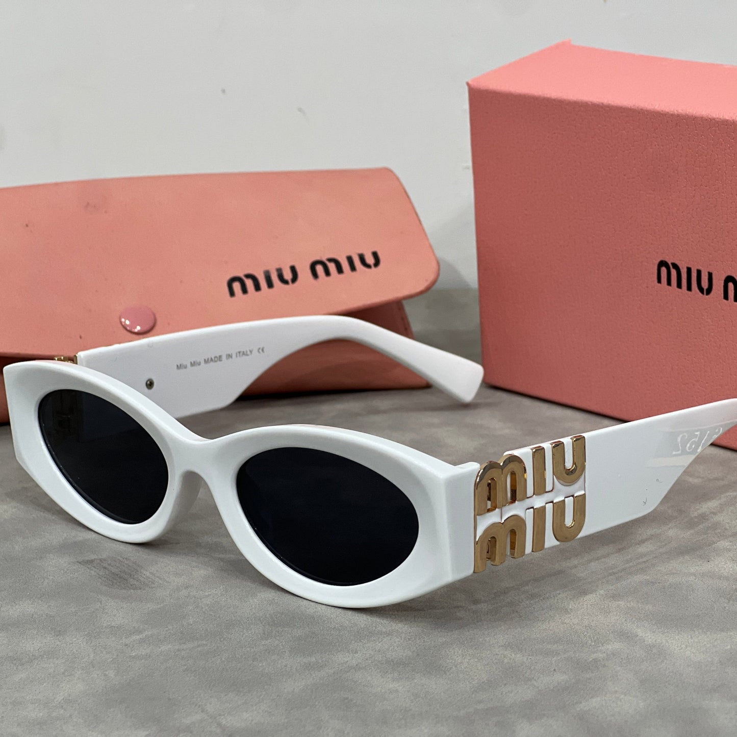 MM Cat Eye Sunglasses with Logo