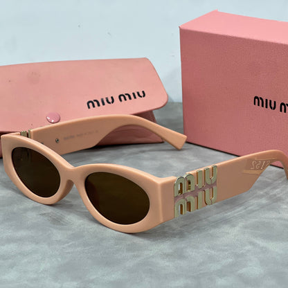 MM Cat Eye Sunglasses with Logo