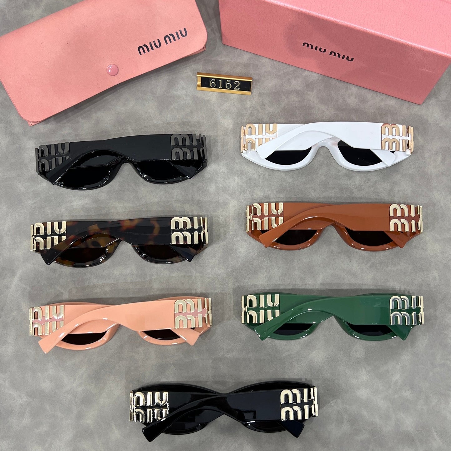 MM Cat Eye Sunglasses with Logo