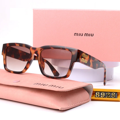 MM Rectangular Sunglasses with Logo