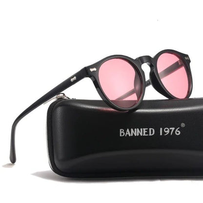 Vintage Style Polarized Round Sunglasses for Women