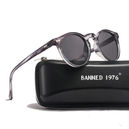 Vintage Style Polarized Round Sunglasses for Women