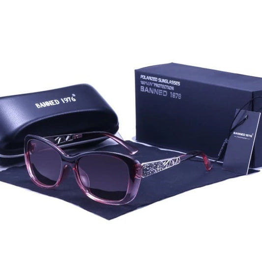 Luxury Crystal Polarized Sunglasses for Women