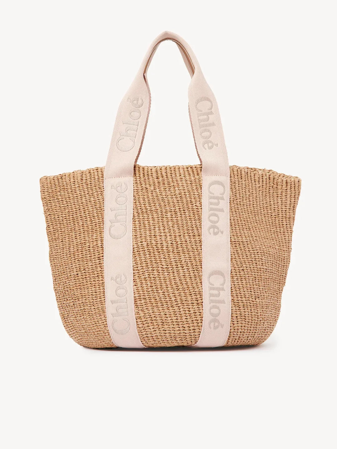 Large Woody basket in natural fibres